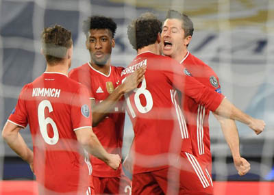 Liga Champions 2020-2021, Bayern Munich Tekuk Lazio 4-1 di Olimpico